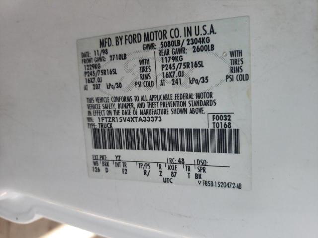Photo 10 from auction – 1999 FORD RANGER SUP with VIN 1FTZR15V4XTA33373