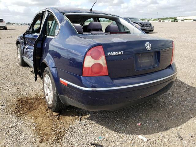 Photo 3 from auction – 2003 VOLKSWAGEN PASSAT GLS with VIN WVWPD63B43P256690