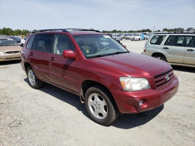 TOYOTA HIGHLANDER 2007 with VIN JTEEP21A070225495 - Photo from auction
