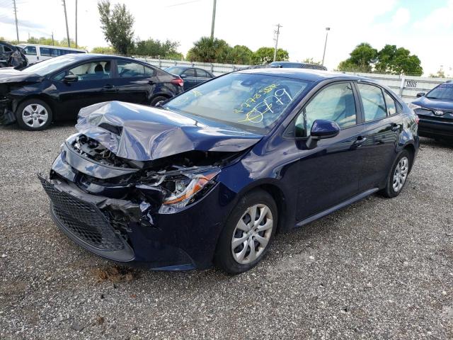 Photo 2 from auction – 2021 TOYOTA COROLLA LE with VIN JTDEPMAE4MJ140779