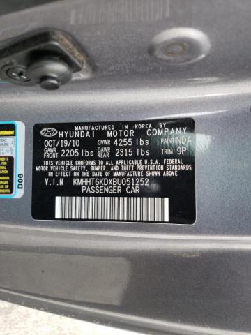 Photo 10 from auction – 2011 HYUNDAI GENESIS CO with VIN KMHHT6KDXBU051252