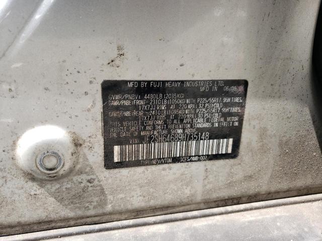 Photo 10 from auction – 2009 SUBARU FORESTER 2 with VIN JF2SH64689H735148