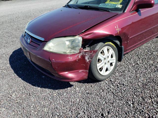 Photo 9 from auction – 2003 HONDA CIVIC EX with VIN 1HGES26733L006895