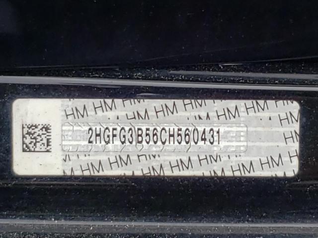 Photo 10 from auction – 2012 HONDA CIVIC LX with VIN 2HGFG3B56CH560431