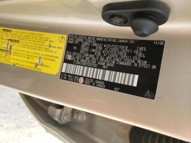 Photo 10 from auction – 2007 LEXUS RX350 with VIN 2T2GK31U87C023100