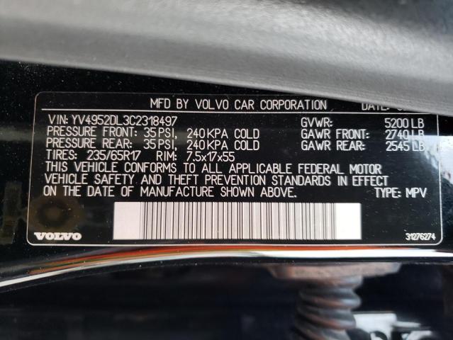Photo 10 from auction – 2012 VOLVO XC60 3.2 with VIN YV4952DL3C2318497