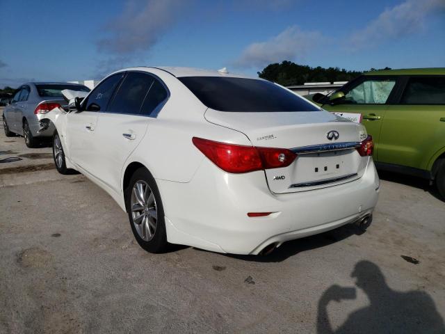 Photo 3 from auction – 2014 INFINITI Q50 BASE with VIN JN1BV7AR3EM705846