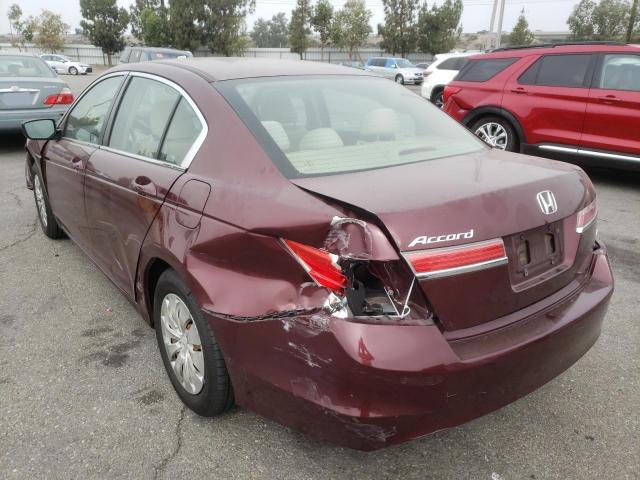 Photo 3 from auction – 2012 HONDA ACCORD LX with VIN 1HGCP2F30CA237352