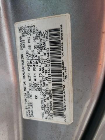 Photo 10 from auction – 2001 TOYOTA TUNDRA ACC with VIN 5TBBT44161S144430