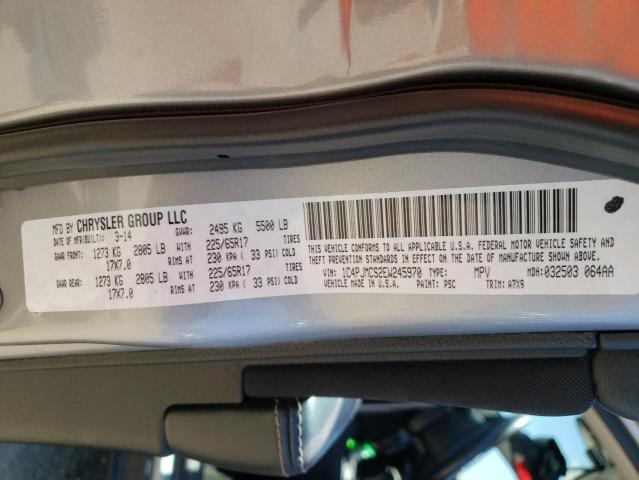 Photo 10 from auction – 2014 JEEP CHEROKEE with VIN 1C4PJMCS2EW245970