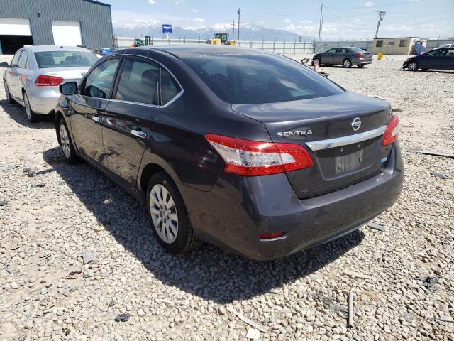 Photo 3 from auction – 2014 NISSAN SENTRA S with VIN 1N4AB7AP2EN852465