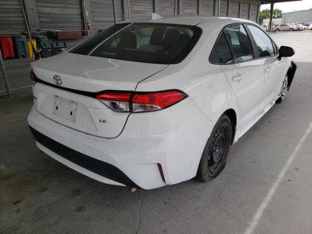 Photo 4 from auction – 2021 TOYOTA COROLLA LE with VIN 5YFEPMAE1MP244917