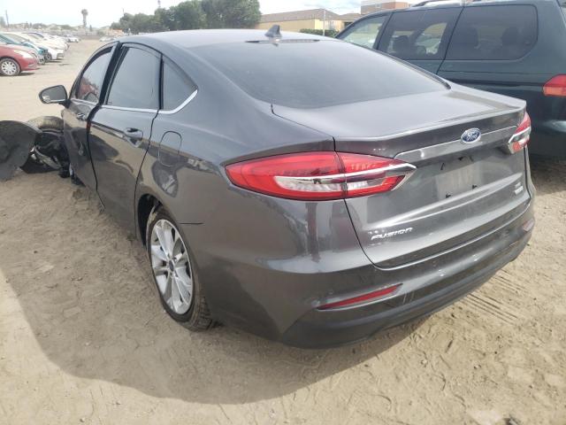 Photo 3 from auction – 2019 FORD FUSION SE with VIN 3FA6P0HD5KR149378