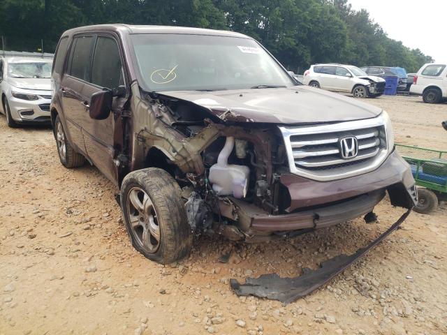 HONDA PILOT EXL 2014 with VIN 5FNYF3H62EB007956 - Photo from auction