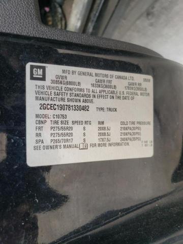 Photo 10 from auction – 2008 CHEVROLET SILVERADO with VIN 2GCEC190781330482
