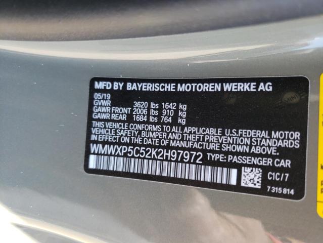 Photo 10 from auction – 2019 MINI COOPER with VIN WMWXP5C52K2H97972