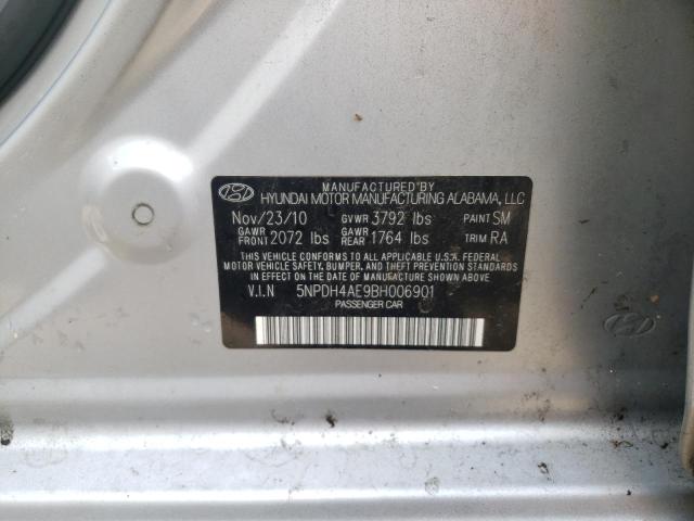 Photo 10 from auction – 2011 HYUNDAI ELANTRA GL with VIN 5NPDH4AE9BH006901