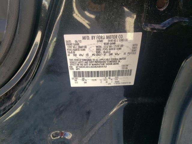 Photo 10 from auction – 2013 FORD EDGE LIMIT with VIN 2FMDK3KC6DBA60532