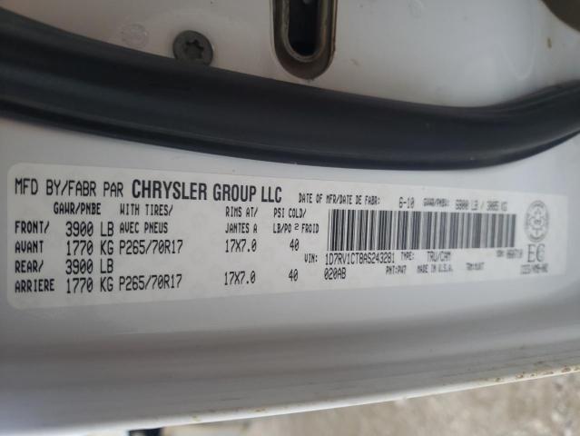 Photo 10 from auction – 2010 DODGE RAM 1500 with VIN 1D7RV1CT8AS243281