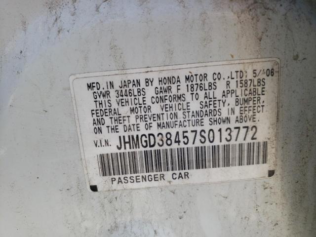 Фото 10 с аукциона – 2007 HONDA FIT с VIN JHMGD38457S013772