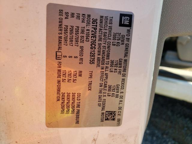 Photo 10 from auction – 2012 GMC SIERRA K15 with VIN 3GTP2VE76CG128755