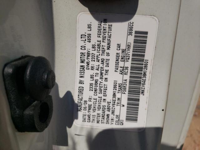 Photo 10 from auction – 2008 INFINITI G37 BASE with VIN JNKCV64E38M128601