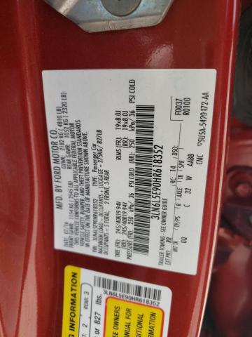 Photo 10 from auction – 2017 LINCOLN MKZ RESERV with VIN 3LN6L5E90HR618352