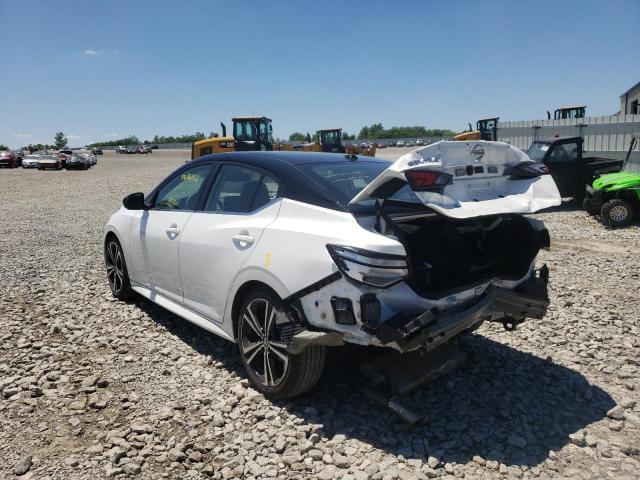 Photo 3 from auction – 2020 NISSAN SENTRA SR with VIN 3N1AB8DVXLY303786