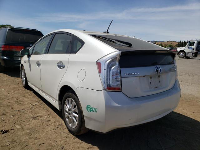 Photo 3 from auction – 2012 TOYOTA PRIUS PLUG with VIN JTDKN3DP3C3002573