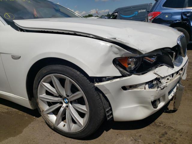Photo 9 from auction – 2008 BMW 750 LI with VIN WBAHN83598DT82122