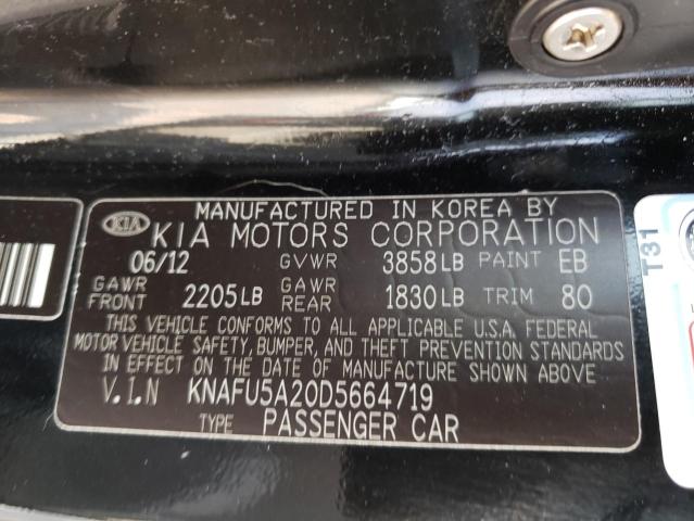 Photo 10 from auction – 2013 KIA FORTE EX with VIN KNAFU5A20D5664719