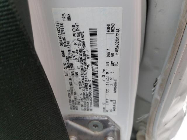 Photo 10 from auction – 2013 FORD ESCAPE S with VIN 1FMCU0F76DUA46917