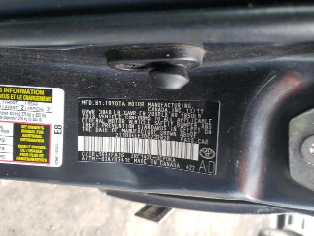 Photo 10 from auction – 2011 TOYOTA COROLLA BA with VIN 2T1BU4EE1BC732820