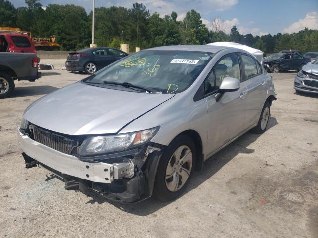 Photo 2 from auction – 2013 HONDA CIVIC LX with VIN 19XFB2F52DE097573