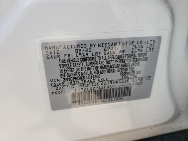 Photo 10 from auction – 2020 NISSAN KICKS SR with VIN 3N1CP5DV3LL511806