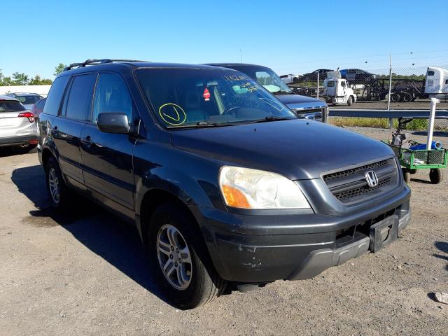 HONDA PILOT EXL 2004 with VIN 2HKYF18654H568639 - Photo from auction