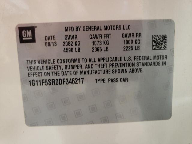 Photo 10 from auction – 2013 CHEVROLET MALIBU 2LT with VIN 1G11F5SR0DF346217