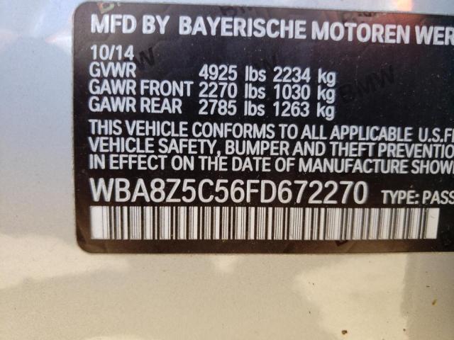 Photo 10 from auction – 2015 BMW 328 XIGT S with VIN WBA8Z5C56FD672270