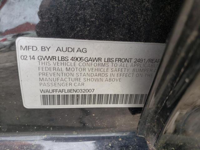 Photo 10 from auction – 2014 AUDI A4 PREMIUM with VIN WAUFFAFL8EN032007