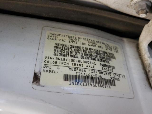 Photo 10 from auction – 2008 NISSAN VERSA S with VIN 3N1BC13E48L380541