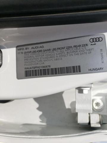 Photo 10 from auction – 2016 AUDI A3 PREMIUM with VIN WAUA7GFFXG1060678