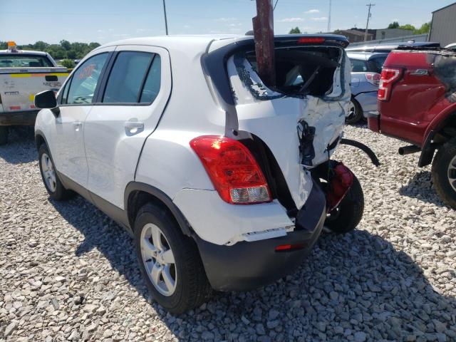 Photo 3 from auction – 2016 CHEVROLET TRAX LS with VIN 3GNCJNSB1GL238868