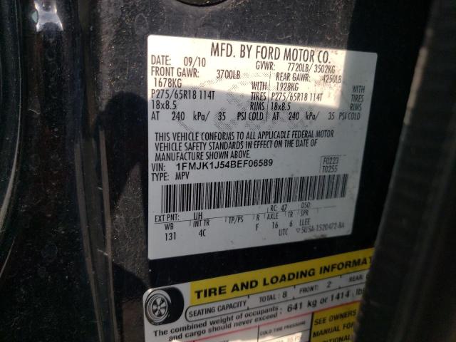 Photo 10 from auction – 2011 FORD EXPEDITION with VIN 1FMJK1J54BEF06589
