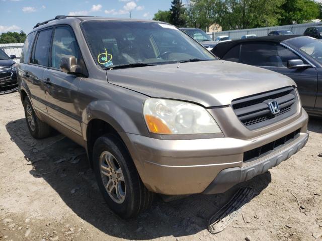 HONDA PILOT EX 2004 with VIN 2HKYF18414H597540 - Photo from auction
