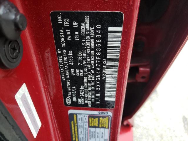 Photo 10 from auction – 2015 KIA OPTIMA EX with VIN 5XXGN4A77FG366340
