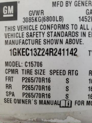 Photo 10 from auction – 2004 GMC YUKON with VIN 1GKEC13Z24R241142