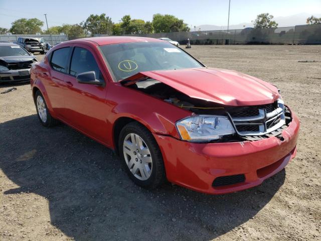 DODGE AVENGER SE 2014 with VIN 1C3CDZABXEN170077 - Photo from auction