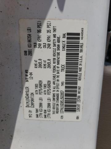 Photo 10 from auction – 2005 DODGE RAM 1500 S with VIN 1D7HU16D85J563957