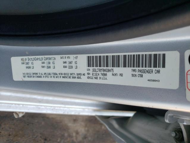 Photo 10 from auction – 2008 DODGE AVENGER R/ with VIN 1B3LC76M78N538475