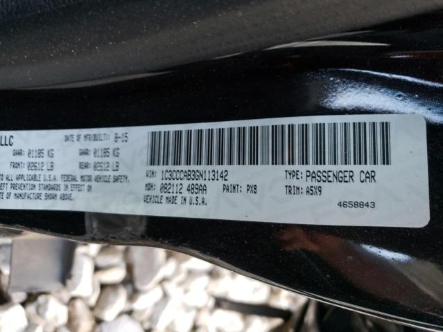 Photo 10 from auction – 2016 CHRYSLER 200 LIMITE with VIN 1C3CCCAB3GN113142